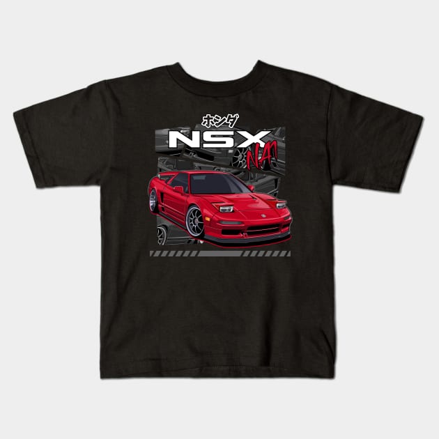 Honda NSX Kids T-Shirt by squealtires